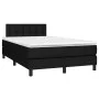 Box spring bed with black fabric mattress 120x200 cm by , Beds and slatted bases - Ref: Foro24-3140363, Price: 379,17 €, Disc...