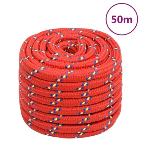 Cuerda de barco polipropileno rojo 20 mm 50 m de , Sogas y cuerdas metálicas - Ref: Foro24-152421, Precio: 67,35 €, Descuento: %