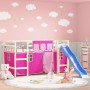 Cortinas para cama alta poliéster rosa de , Accesorios para camas y somieres - Ref: Foro24-835915, Precio: 22,92 €, Descuento: %