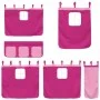 Rosa Polyester-Hochbettvorhänge von , Zubehör für Betten und Lattenroste - Ref: Foro24-835915, Preis: 21,56 €, Rabatt: %