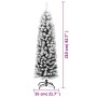 Árbol de Navidad artificial verde con nieve PVC 210 cm en Decoración Festiva y Estacional | Comprar online en Foru.es