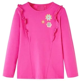 Camiseta infantil de manga larga rosa oscuro 116 de , Camisetas para niños - Ref: Foro24-13686, Precio: 8,30 €, Descuento: %