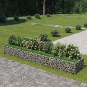 Arriate de gaviones de acero 450x90x50 cm de vidaXL, Maceteros y jardineras - Ref: Foro24-143553, Precio: 126,74 €, Descuento: %