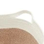 Cesta de almacenaje algodón marrón y blanco Ø40x25 cm de , Cestas - Ref: Foro24-358464, Precio: 24,58 €, Descuento: %
