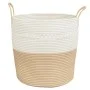 Cesta de almacenaje algodón beige y blanco Ø43x38 cm de , Cestas - Ref: Foro24-358487, Precio: 48,51 €, Descuento: %