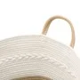 Cesta de almacenaje algodón beige y blanco Ø43x38 cm de , Cestas - Ref: Foro24-358487, Precio: 48,51 €, Descuento: %