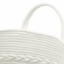 Cesta de almacenaje algodón gris y blanco Ø43x38 cm de , Cestas - Ref: Foro24-358485, Precio: 24,59 €, Descuento: %