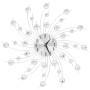 Reloj de pared con movimiento de cuarzo 50 cm plateado de vidaXL, Relojes de pared - Ref: Foro24-50643, Precio: 35,05 €, Desc...