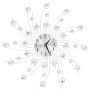 Reloj de pared con movimiento de cuarzo 50 cm plateado de vidaXL, Relojes de pared - Ref: Foro24-50643, Precio: 34,49 €, Desc...