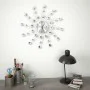 Reloj de pared con movimiento de cuarzo 50 cm plateado de vidaXL, Relojes de pared - Ref: Foro24-50643, Precio: 34,49 €, Desc...