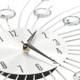 Reloj de pared con movimiento de cuarzo 50 cm plateado de vidaXL, Relojes de pared - Ref: Foro24-50643, Precio: 35,05 €, Desc...