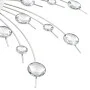 Reloj de pared con movimiento de cuarzo 50 cm plateado de vidaXL, Relojes de pared - Ref: Foro24-50643, Precio: 34,49 €, Desc...