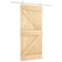 Puerta corredera con herrajes madera maciza de pino 95x210 cm by , Doors - Ref: Foro24-3203175, Price: 223,25 €, Discount: %