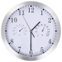Reloj de pared de cuarzo higrómetro y termómetro 30 cm blanco de vidaXL, Relojes de pared - Ref: Foro24-50623, Precio: 32,00 ...