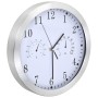 Reloj de pared de cuarzo higrómetro y termómetro 30 cm blanco de vidaXL, Relojes de pared - Ref: Foro24-50623, Precio: 32,00 ...
