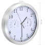 Reloj de pared de cuarzo higrómetro y termómetro 30 cm blanco de vidaXL, Relojes de pared - Ref: Foro24-50623, Precio: 32,00 ...