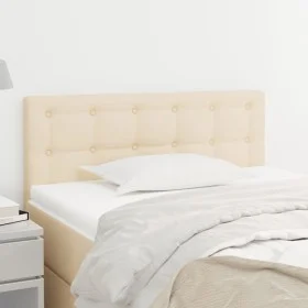 Cream fabric headboard 80x5x78/88 cm by , Headboards and footboards - Ref: Foro24-346401, Price: 38,22 €, Discount: %