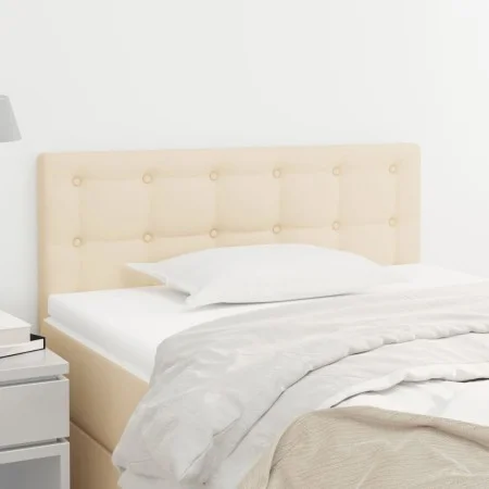 Cream fabric headboard 80x5x78/88 cm by , Headboards and footboards - Ref: Foro24-346401, Price: 38,22 €, Discount: %