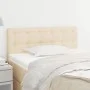 Cream fabric headboard 80x5x78/88 cm by , Headboards and footboards - Ref: Foro24-346401, Price: 38,22 €, Discount: %
