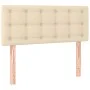 Cream fabric headboard 80x5x78/88 cm by , Headboards and footboards - Ref: Foro24-346401, Price: 38,22 €, Discount: %