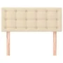 Cream fabric headboard 80x5x78/88 cm by , Headboards and footboards - Ref: Foro24-346401, Price: 38,22 €, Discount: %