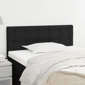Kopfteil aus schwarzem Stoff, 80x5x78/88 cm von , Kopf- und Fußteile - Ref: Foro24-346398, Preis: 31,17 €, Rabatt: %