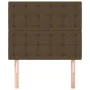 Cabeceros 2 unidades de tela marrón oscuro 80x5x78/88 cm de , Cabeceros y pies de cama - Ref: Foro24-3116743, Precio: 56,81 €...