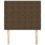 Cabeceros 2 unidades de tela marrón oscuro 80x5x78/88 cm de , Cabeceros y pies de cama - Ref: Foro24-3116743, Precio: 57,63 €...