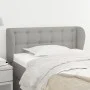 Light gray fabric headboard 83x23x78/88 cm by , Headboards and footboards - Ref: Foro24-3117552, Price: 48,06 €, Discount: %
