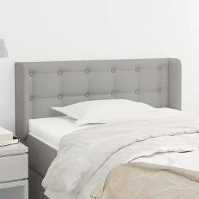 Light gray fabric headboard 83x16x78/88 cm by , Headboards and footboards - Ref: Foro24-3119176, Price: 44,83 €, Discount: %