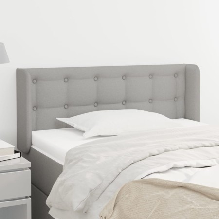 Cabecero de tela gris claro 83x16x78/88 cm de , Cabeceros y pies de cama - Ref: Foro24-3119176, Precio: 48,15 €, Descuento: %