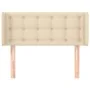Kopfteil aus cremefarbenem Stoff, 103 x 16 x 78/88 cm von , Kopf- und Fußteile - Ref: Foro24-3119197, Preis: 45,40 €, Rabatt: %