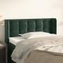 Cabecero de terciopelo verde oscuro 103x16x78/88 cm de , Cabeceros y pies de cama - Ref: Foro24-3119247, Precio: 54,24 €, Des...