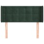 Cabecero de terciopelo verde oscuro 103x16x78/88 cm de , Cabeceros y pies de cama - Ref: Foro24-3119247, Precio: 54,24 €, Des...