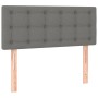 Cabecero con LED de tela gris oscuro 80x5x78/88 cm de , Cabeceros y pies de cama - Ref: Foro24-3122021, Precio: 44,09 €, Desc...