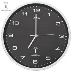 Radio controlled wall clock quartz movement 31 cm black by vidaXL, Wall clocks - Ref: Foro24-50618, Price: 29,32 €, Discount: %