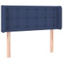 Cabecero con LED de tela azul 103x16x78/88 cm de , Cabeceros y pies de cama - Ref: Foro24-3123666, Precio: 49,25 €, Descuento: %