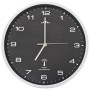 Reloj de pared radiocontrol movimiento de cuarzo 31 cm negro de vidaXL, Relojes de pared - Ref: Foro24-50618, Precio: 29,84 €...