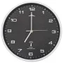 Reloj de pared radiocontrol movimiento de cuarzo 31 cm negro de vidaXL, Relojes de pared - Ref: Foro24-50618, Precio: 29,32 €...