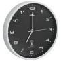 Reloj de pared radiocontrol movimiento de cuarzo 31 cm negro de vidaXL, Relojes de pared - Ref: Foro24-50618, Precio: 29,84 €...