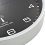 Reloj de pared radiocontrol movimiento de cuarzo 31 cm negro de vidaXL, Relojes de pared - Ref: Foro24-50618, Precio: 29,84 €...