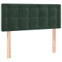 Cama box spring colchón y LED terciopelo verde oscuro 120x200cm de , Camas y somieres - Ref: Foro24-3134636, Precio: 374,11 €...