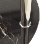 Mesa auxiliar 2 niveles vidrio templado transparente negro 38cm de , Mesas auxiliares - Ref: Foro24-322789, Precio: 35,26 €, ...