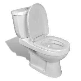 Inodoro WC con cisterna blanco de , Baños - Ref: Foro24-240549, Precio: 240,57 €, Descuento: %