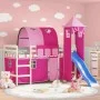 Cortinas para cama alta con túnel y torre rosa de , Accesorios para camas y somieres - Ref: Foro24-835921, Precio: 53,24 €, D...
