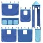 Curtains for high bed with blue polyester tower by , Accessories for beds and slatted bases - Ref: Foro24-835923, Price: 29,0...