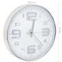 Reloj de pared 30 cm plateado de vidaXL, Relojes de pared - Ref: Foro24-50632, Precio: 27,20 €, Descuento: %