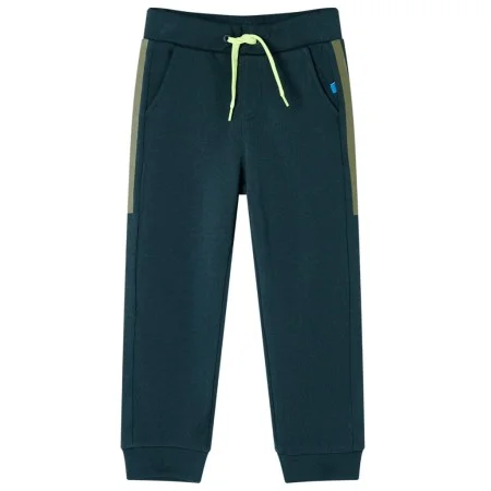 Pantalones de chándal infantiles con cordón verde musgo 92 de , Pantalones de niños - Ref: Foro24-13419, Precio: 10,22 €, Des...
