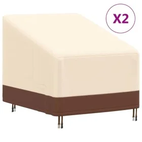 Garden lounger covers 2 pcs 600D Oxford fabric 79x97x48/74cm by , Garden furniture covers - Ref: Foro24-3203381, Price: 53,18...