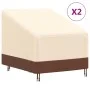 Cubiertas tumbonas jardín 2 uds tela Oxford 600D 79x97x48/74cm de , Fundas para muebles de jardín - Ref: Foro24-3203381, Prec...